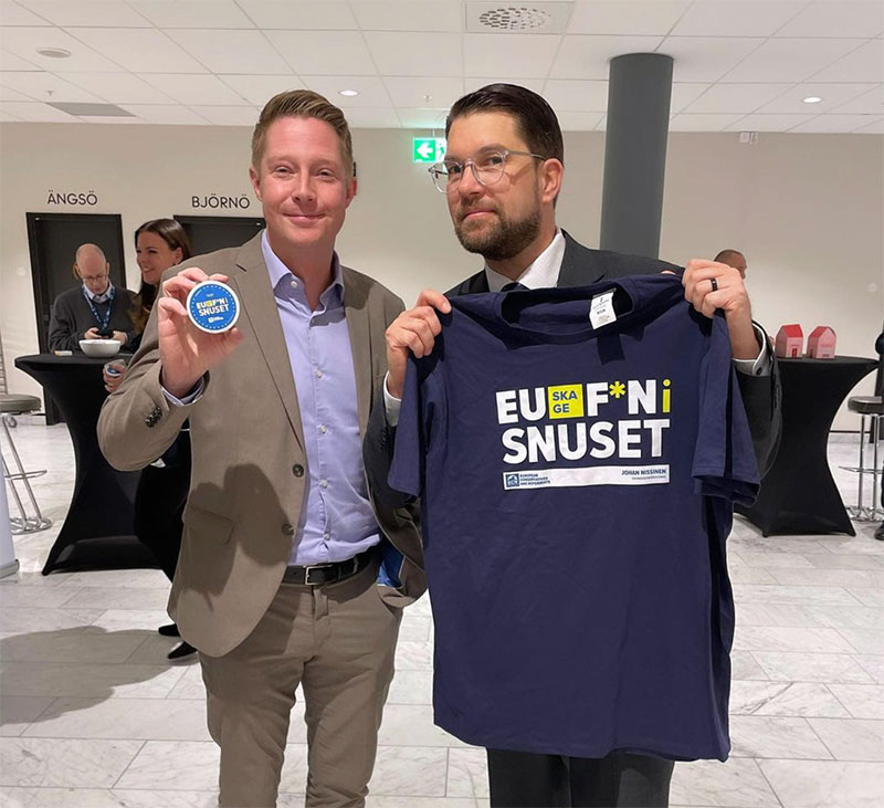 Jimmie Åkesson Snus